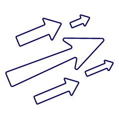 Growth Arrows Illustration from UX Line Set