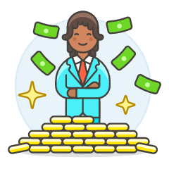 Wealthy Person 2 Illustration from UX Colors Set