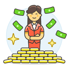 Wealthy Person 6 Illustration from UX Colors Set