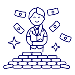 Wealthy Person 4 Illustration from UX Line Set