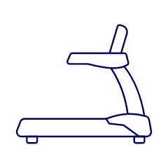 Fitness Treadmill 1 Illustration from UX Line Set