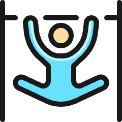 Gymnastics Acrobatic 1 Icon from Ultimate Colors Set