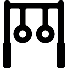 Gymnastics Acrobatic Hanging 1 Icon from Ultimate Bold Set