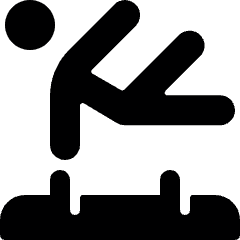 Gymnastics Horse Icon from Ultimate Bold Set