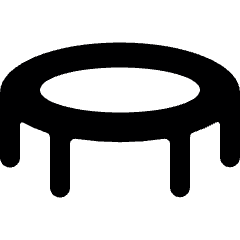 Gymnastics Trampoline Icon from Ultimate Bold Set