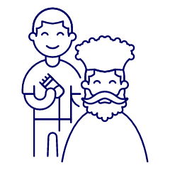 Hairstlye Salon 13 Illustration from UX Line Set