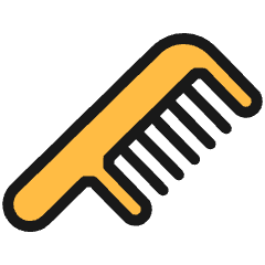 Hair Dress Comb Icon from Ultimate Colors Set