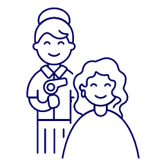 Hairstlye Salon 16 Illustration from UX Line Set