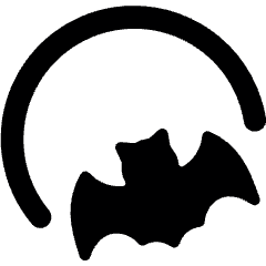 Halloween Bat Fly Icon from Ultimate Bold Set