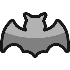 Halloween Bat Icon from Ultimate Colors Set