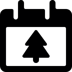 Halloween Calendar Tree Icon from Ultimate Bold Set