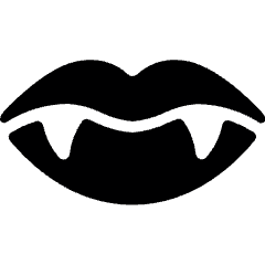 Halloween Lips Vampire Icon from Ultimate Bold Set