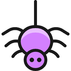 Halloween Spider Icon from Ultimate Colors Set