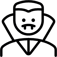 Halloween Vampire Icon from Ultimate Light Set