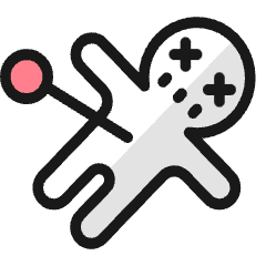 Halloween Voodoo Doll Icon from Ultimate Colors Set