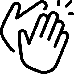 Reward Claps Hand 1 Icon from Ultimate Light Set