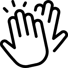 Reward Claps Hand 3 Icon from Ultimate Light Set