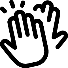 Reward Claps Hand 3 Icon from Ultimate Regular Set