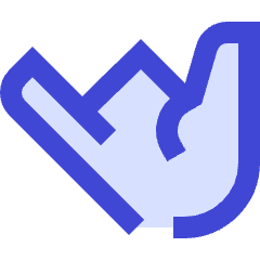 Call Me Hand Icon from Sharp Duo Set