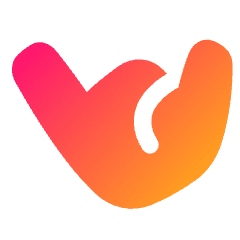 Call Me Hand Icon from Plump Gradient Set