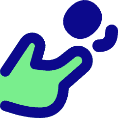 Coin Flip Hand Icon from Flex Pop Set