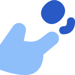 Coin Flip Hand Icon from Flex Flat Set