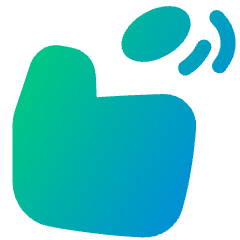 Coin Flip Hand Icon from Plump Gradient Set