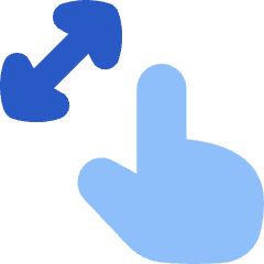 Finger Gesture Pinch Icon from Flex Flat Set