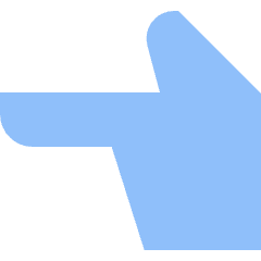 Finger Point Left Icon from Sharp Flat Set