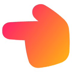 Finger Point Left Icon from Plump Gradient Set