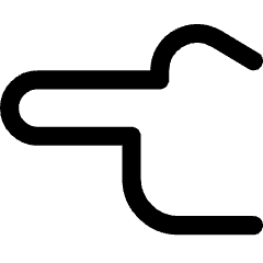 Finger Point Left Icon from Core Line Set