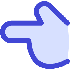 Finger Point Left Icon from Flex Duo Set