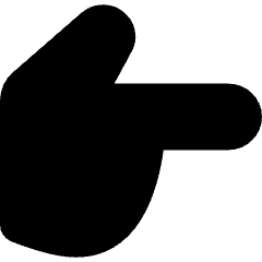 Finger Point Right Icon from Flex Solid Set