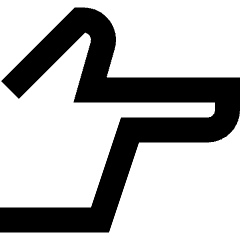 Finger Point Right Icon from Sharp Remix Set