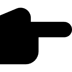 Finger Point Right Icon from Core Solid Set