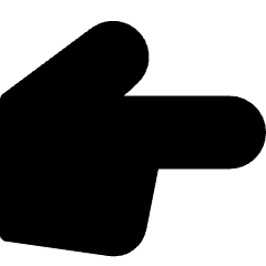 Finger Point Right Icon from Micro Solid Set