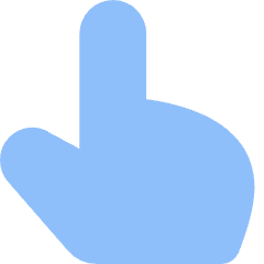 Finger Point Up Icon from Flex Flat Set