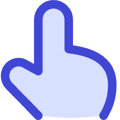 Finger Point Up Icon from Flex Duo Set