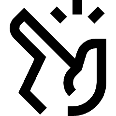 Finger Snapping Icon from Sharp Line Set