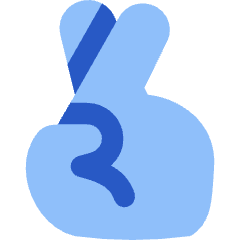 Fingers Cross Icon from Flex Flat Set