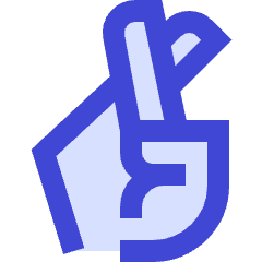 Fingers Cross Icon from Sharp Duo Set
