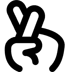 Fingers Cross Icon from Core Remix Set