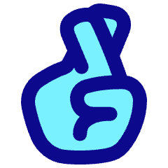 Fingers Cross Icon from Plump Pop Set