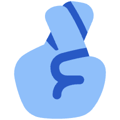 Fingers Cross Icon from Plump Flat Set