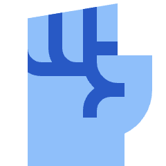 Fist Icon from Sharp Flat Set