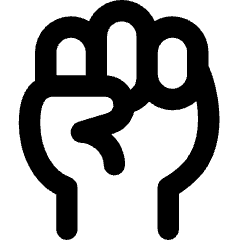 Fist Icon from Core Remix Set