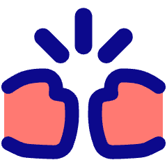 Fist Bump Icon from Plump Pop Set