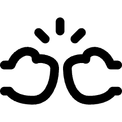 Fist Bump Icon from Flex Line Set