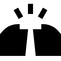 Fist Bump Icon from Sharp Solid Set