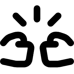 Fist Bump Icon from Core Remix Set